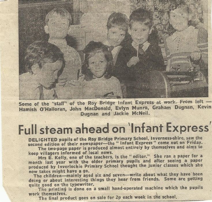 Infant Express Newspaper 1980 ?