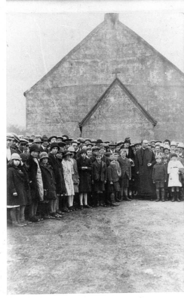 Old Church at the Chapel Brae 1929.