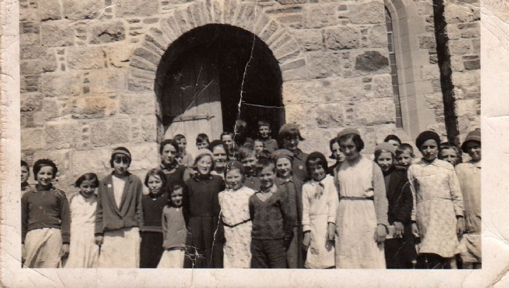 Outside Saint Margarets 1935