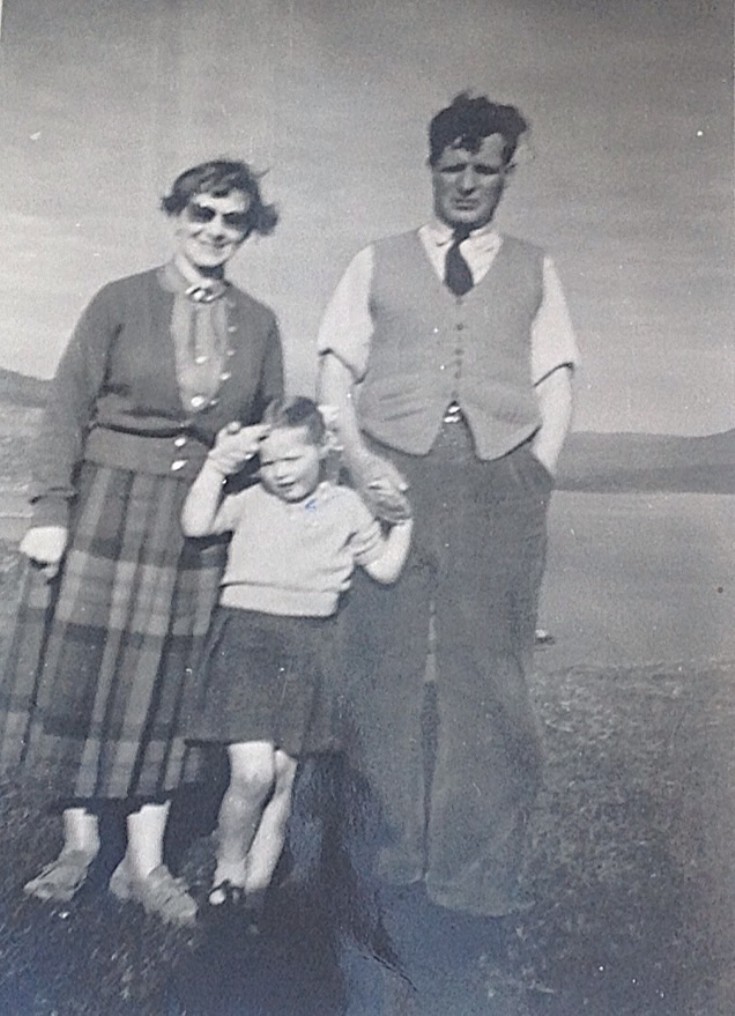 Morag Cameron, Hermione Cooper and Donald (Keppoch