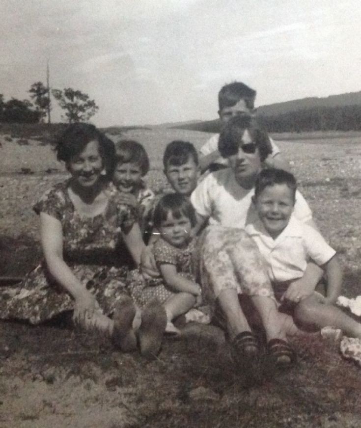 Easter Picnic at The Island near Murlaggan 1959