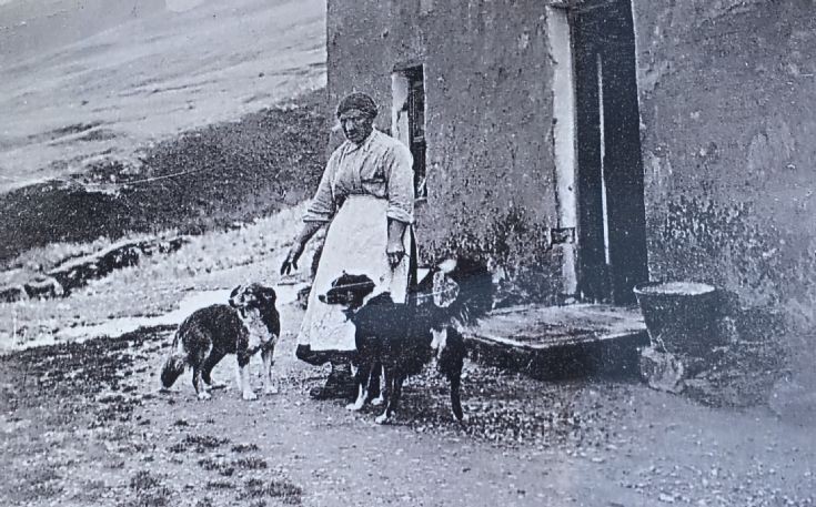 A Cameron Lady outside Achavaddy 1900 ?