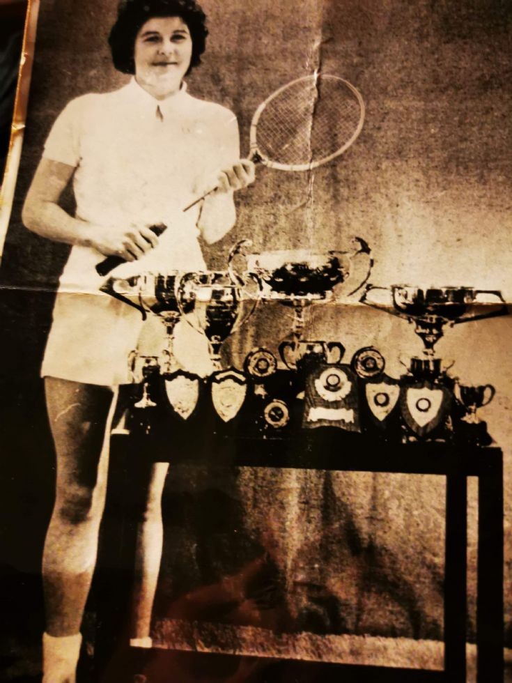Nan MacMaster Badminton Trophies 1970 ?