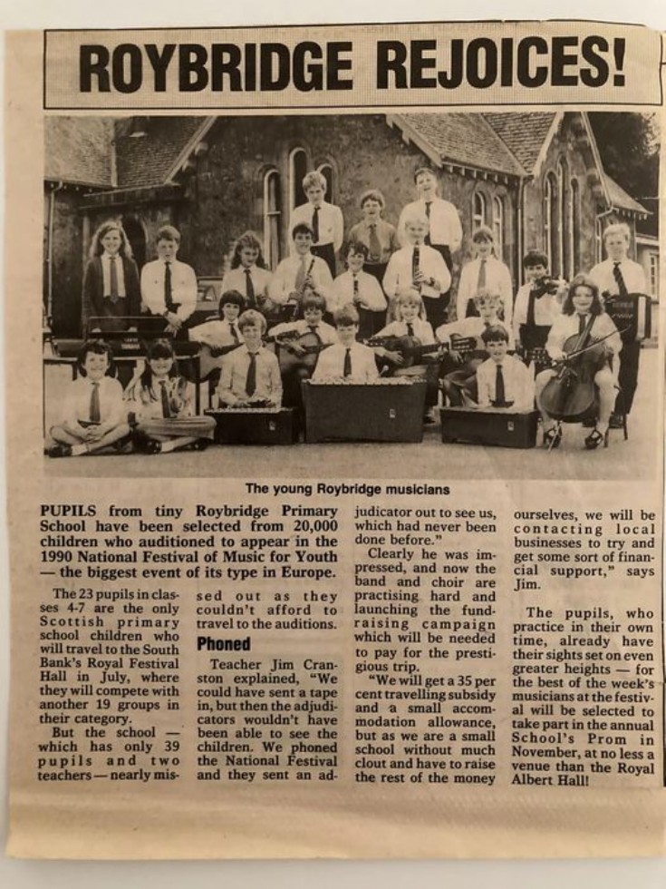 Primary School Musicians - 1990