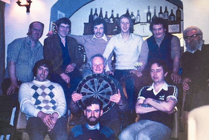 Roy Bridge Hotel Darts Team 1977