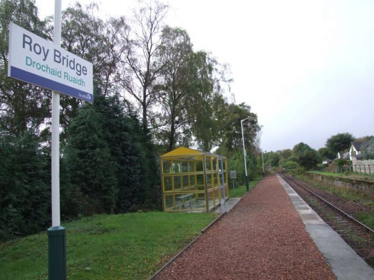 Railway Shelter & Sign